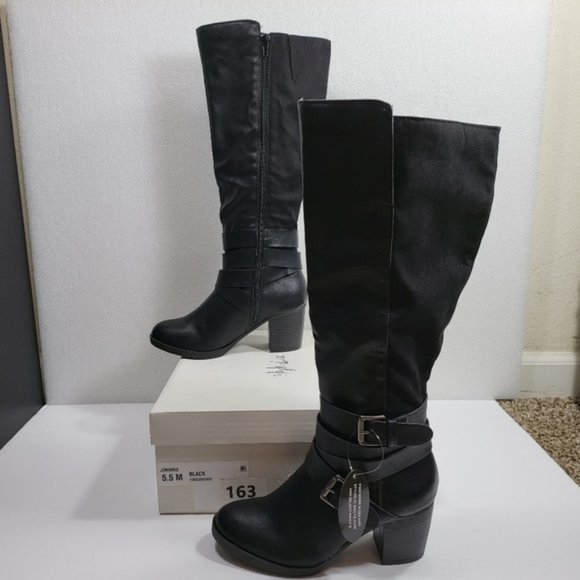 Style & CO Women Jomaris Leather Boots SIZE-5.5-M COD/163 - Picture 3 of 6